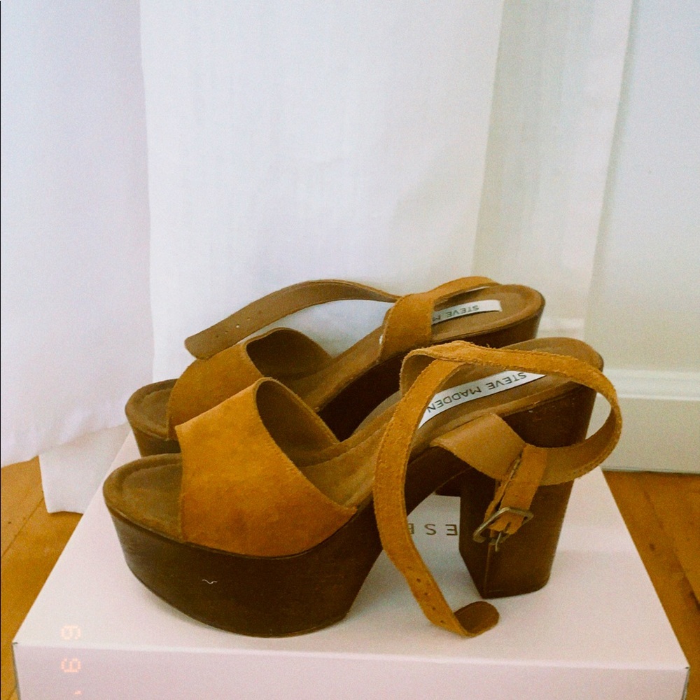 Steve Madden chunky heel